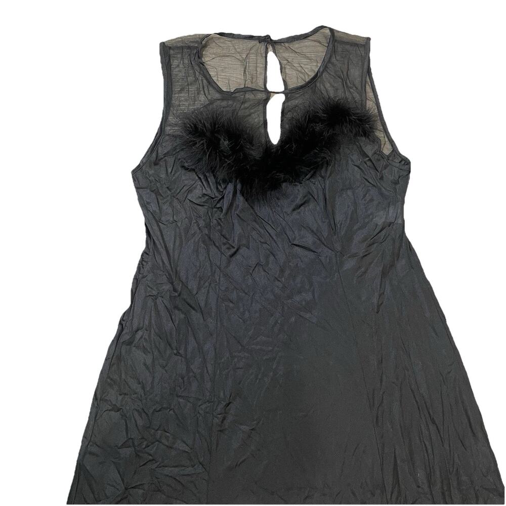 Vintage Slip Dress Maxi Mesh Nightgown Fairy Grunge Party Gown 1X Women